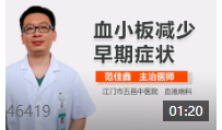 血小板减少早期症状 医生科普